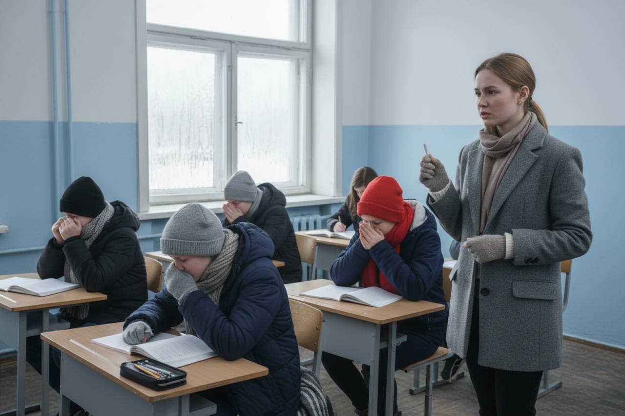 Scuole italiane al gelo, in aula meno di 10 gradi | Studiare diventa impossibile