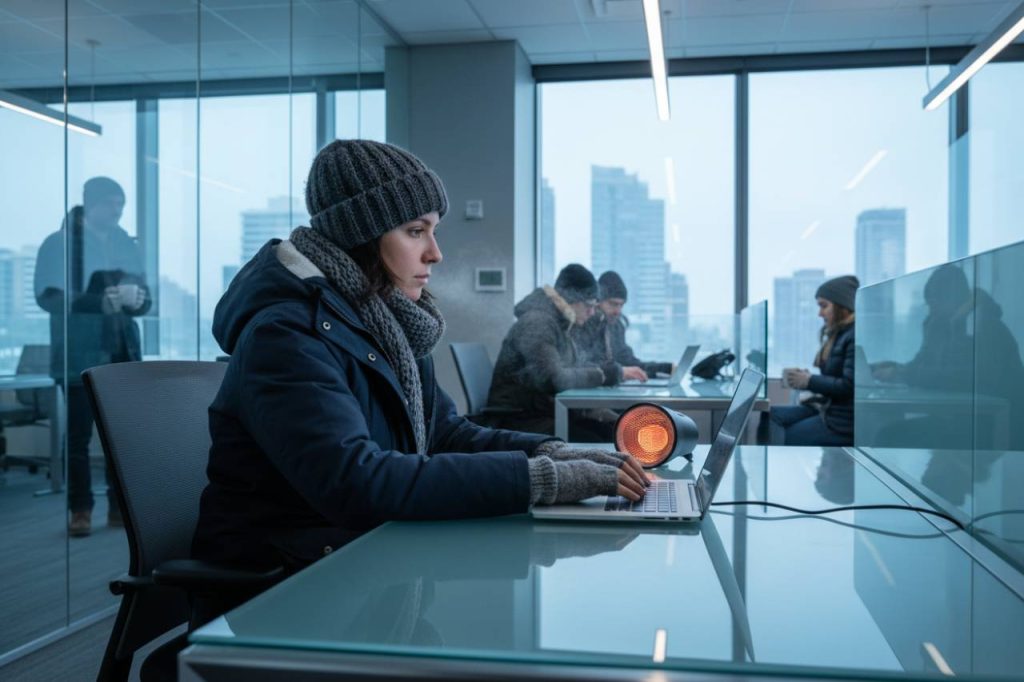 Freddo sul lavoro, non devi lavorare e ti pagano lo stesso | Le aziende devono intervenire subito o pagano una fortuna