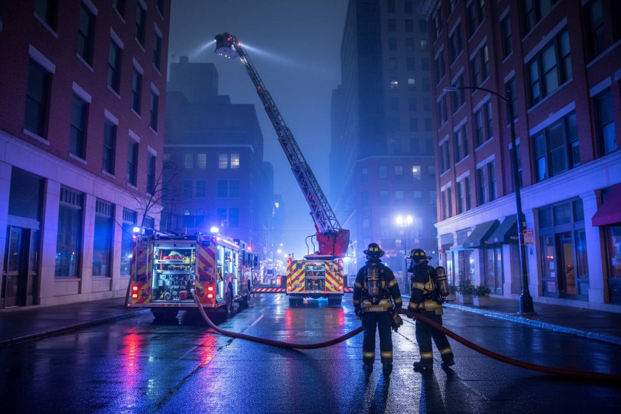 Boato violentissimo e colonna di fumo nero, incidente nell’azienda | Evacuazioni e intervento massiccio dei vigili del fuoco