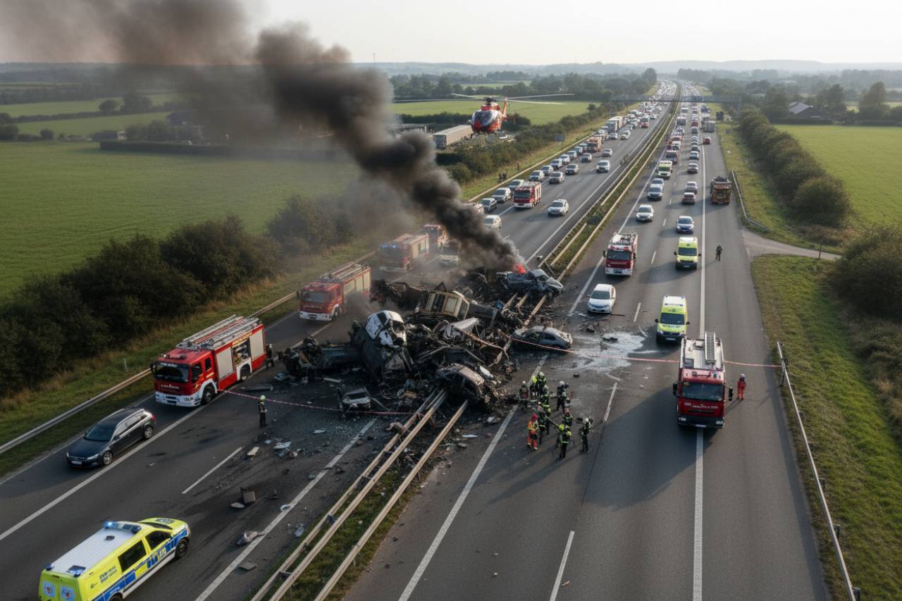 Incidente gravissimo, la A20 rimane completamente bloccata | Soccorsi sul posto: più veicoli coinvolti e autostrada chiusa