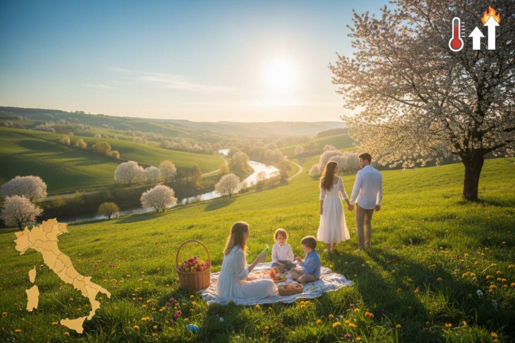 Meteo Pasqua, finalmente la bella notizia | caldo improvviso con picchi fino a 25°C in queste regioni