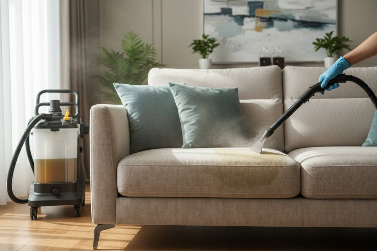 Divano in tessuto, anche se sembra pulito ma nasconde sporco e odori | Con questo metodo lo riporti nuovo