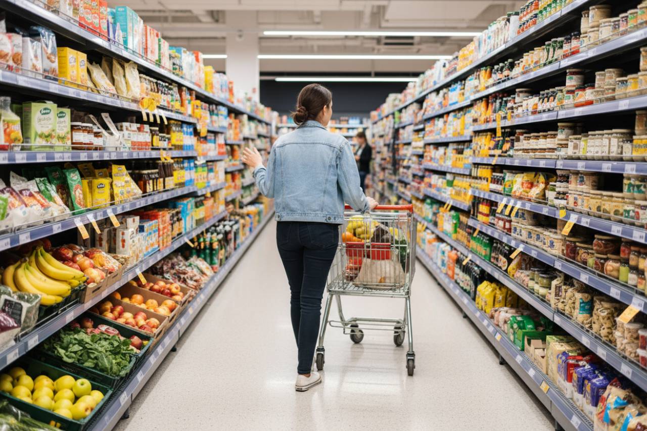 Carrello pieno con metà soldi, tutto dipende dall’orario in cui entri | Il trucco che pochi usano